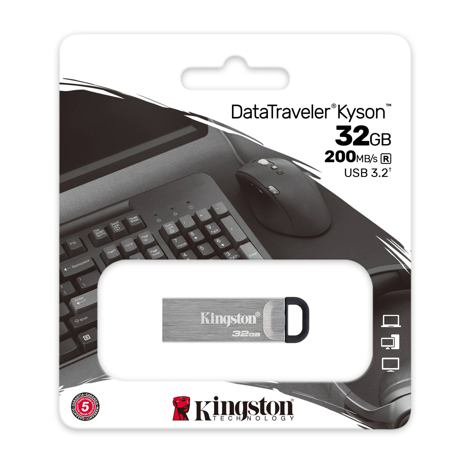 Pendrive Kingston DataTraveler Kyson 32GB USB 3.2 DTKN/32GB-2