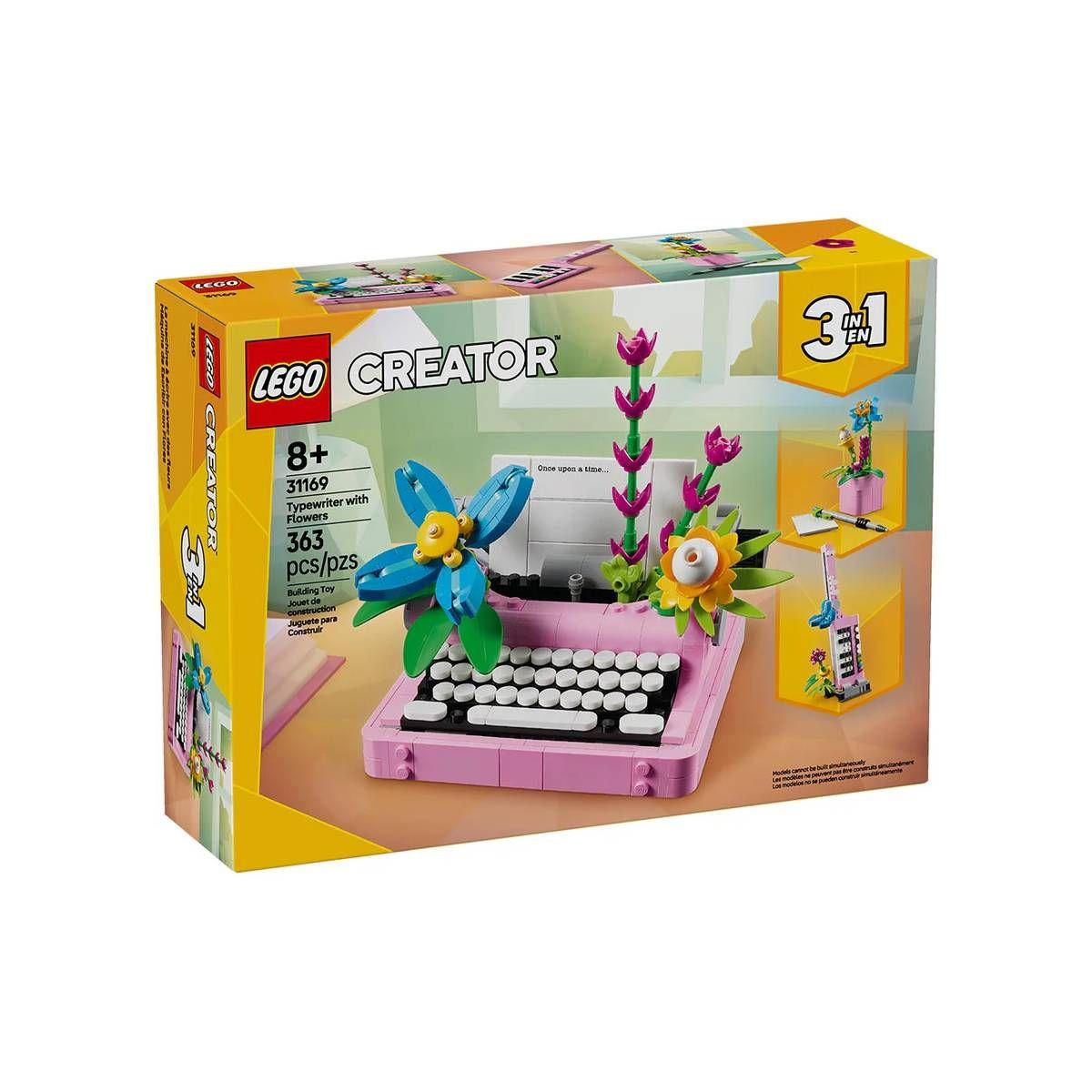 LEGO CREATOR: MÁQUINA DE ESCRIBIR CON FLORES 31169-4
