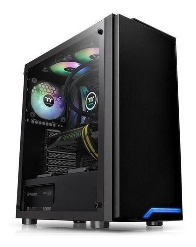 Gabinete Mid Tower Thermaltake H100 Tg Atx Vidrio Templado-1