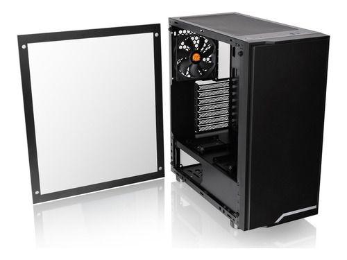 Gabinete Mid Tower Thermaltake H100 Tg Atx Vidrio Templado-8
