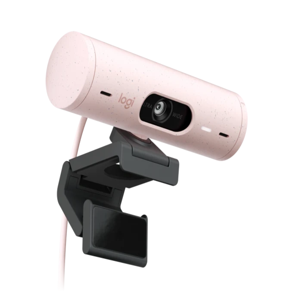Camara Web Logitech Brio 500 Rose USB-C FullHD 30fps-3