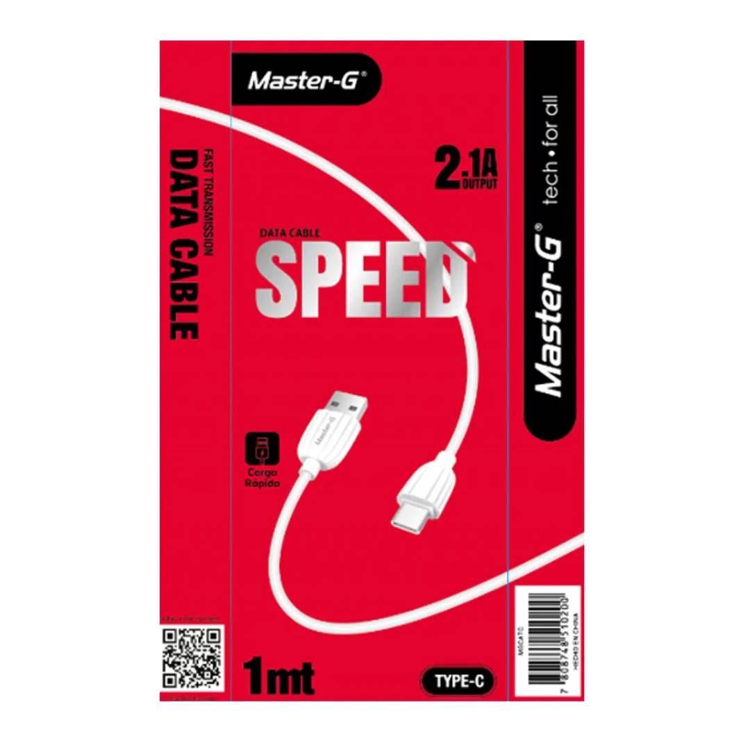 Cable de Carga Rápida Master-G MGCATC USB-A a Tipo C 1M-1
