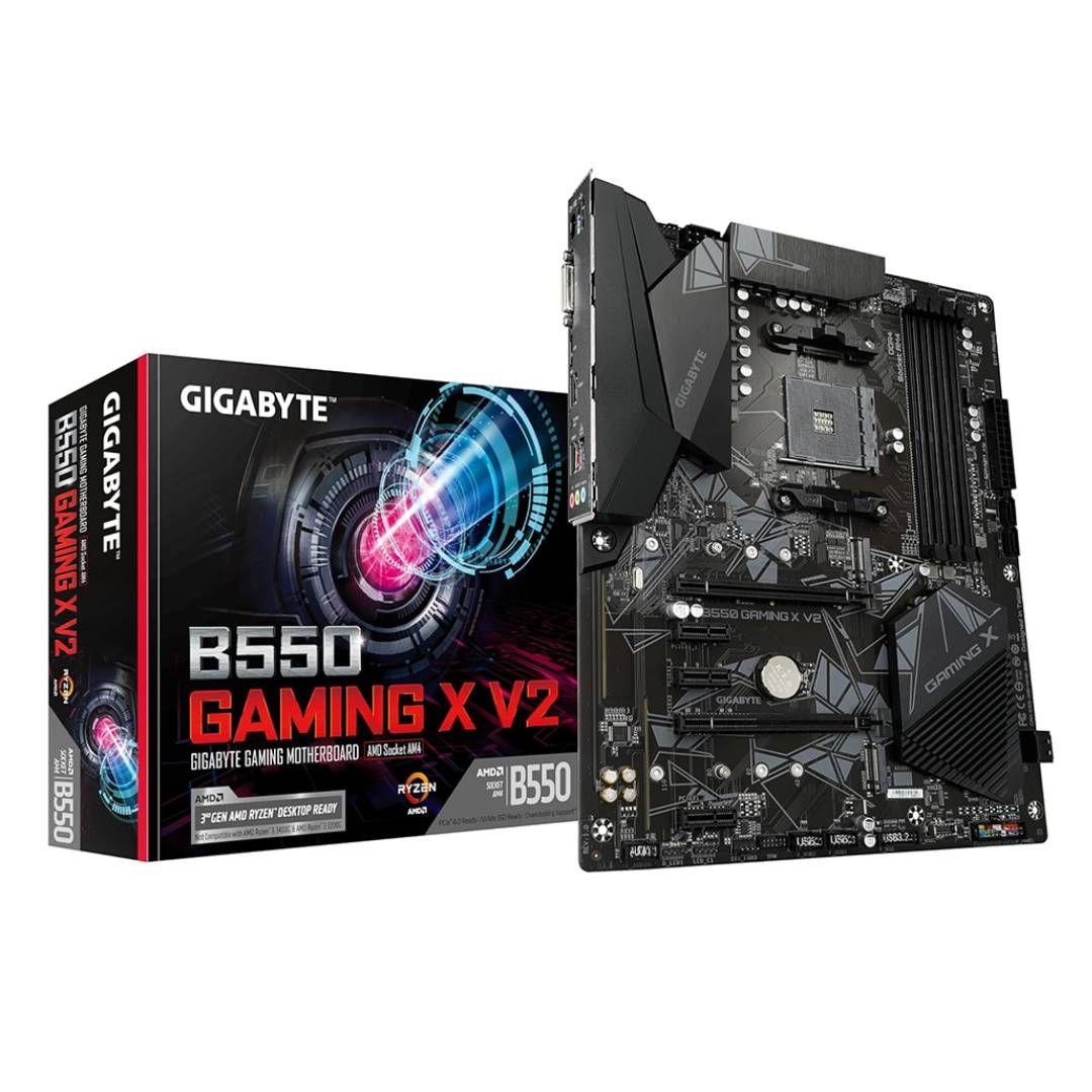 Placa Madre Gigabyte B550 Gaming X V2, ATX, AM4, DDR4-0