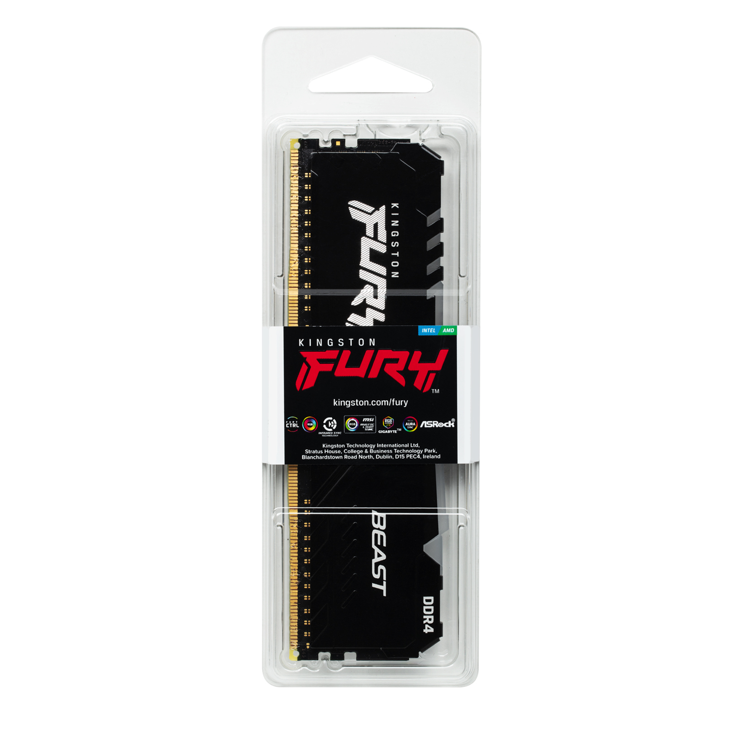 Memoria RAM Kingston Fury Beast RGB 8gb 3200Mhz DDR4-4