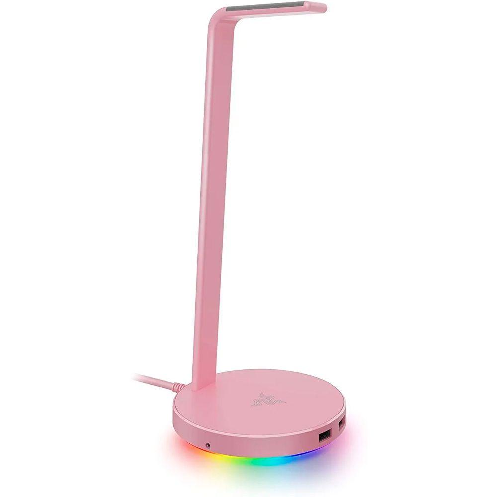 Soporte p Audifonos Razer Base Station V2 Chroma RGB Quartz-0