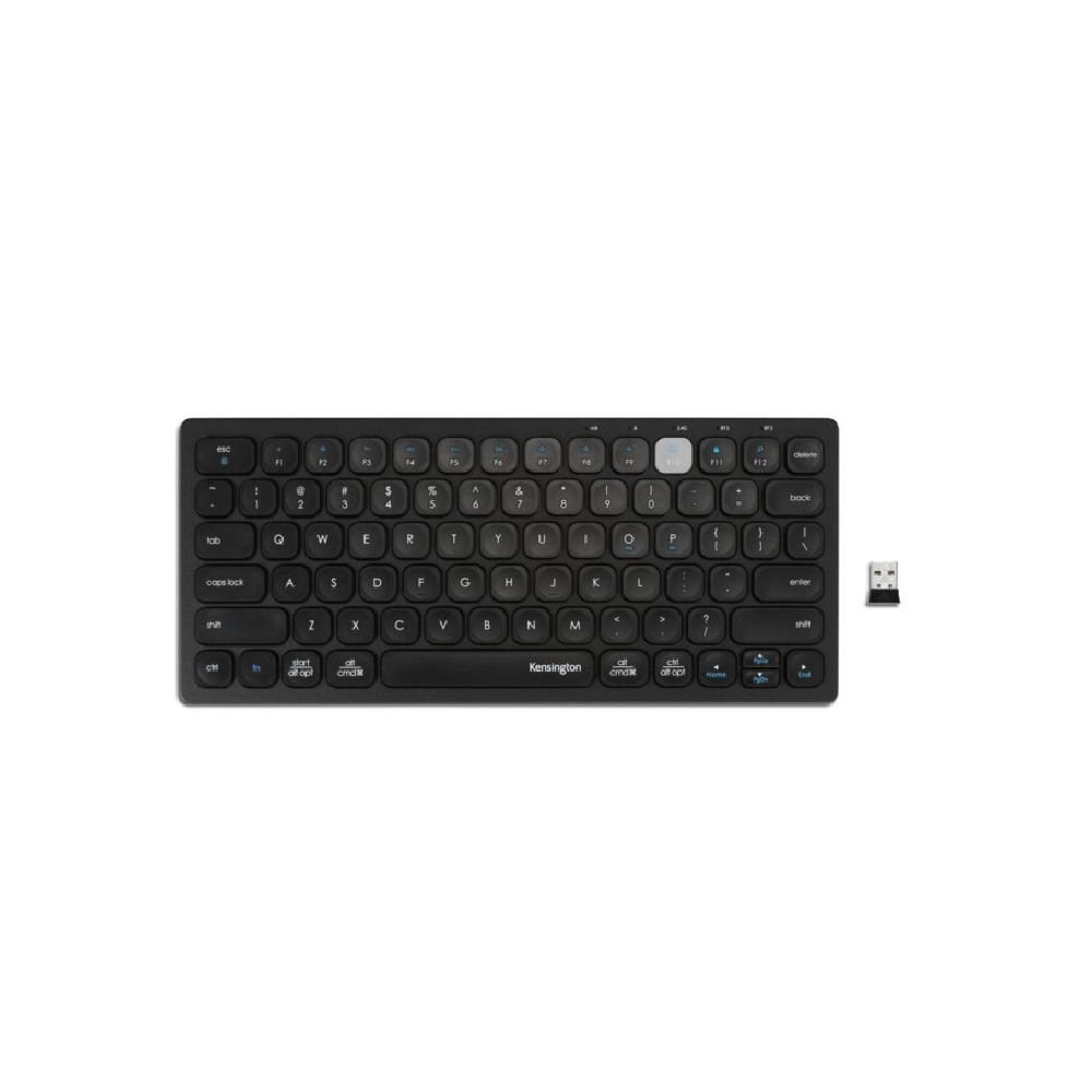 Teclado Kensington compacto K75502US inalámbrico-0