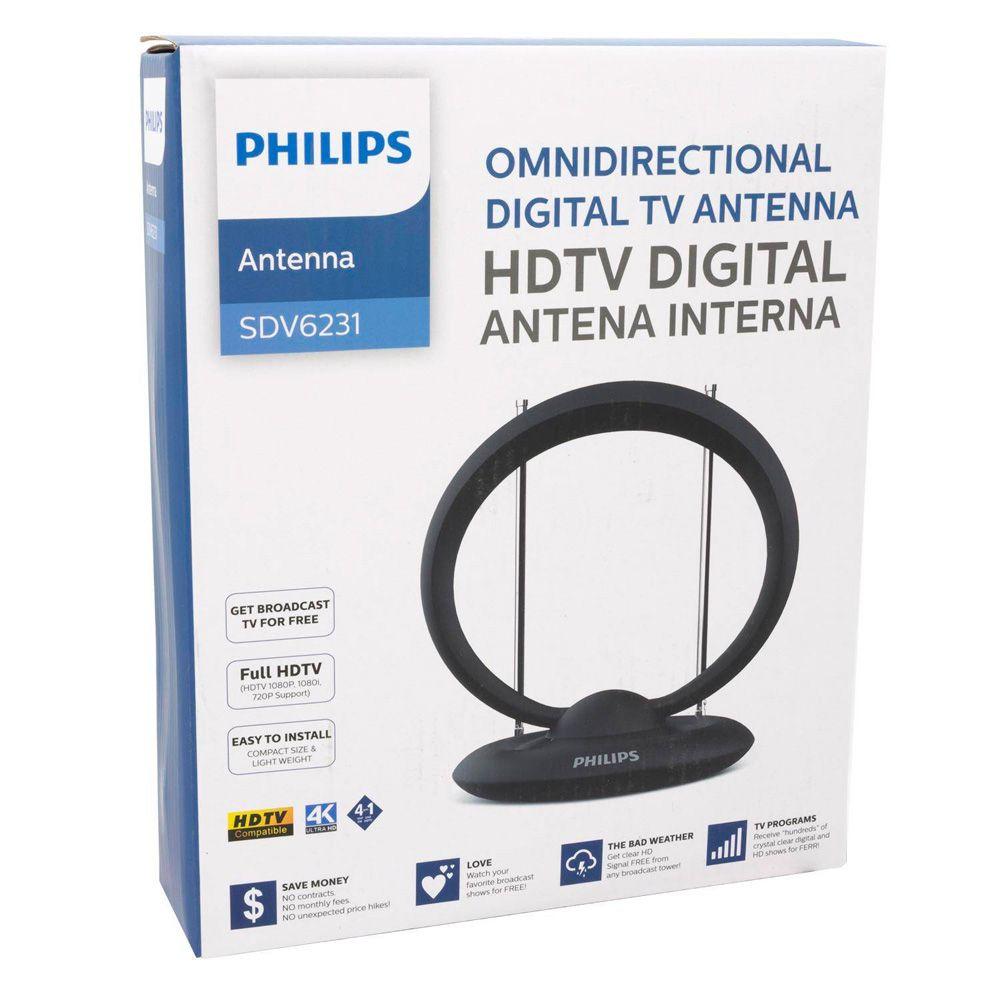 Antena HDTV Indoor Circular Philco SDV6231/55-2