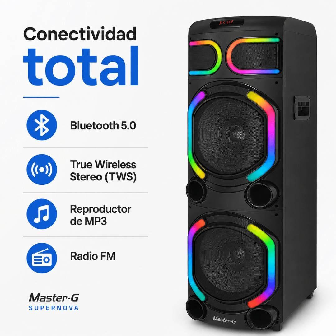 Parlante Karaoke Master G Laser MGSUPERNOVA-4