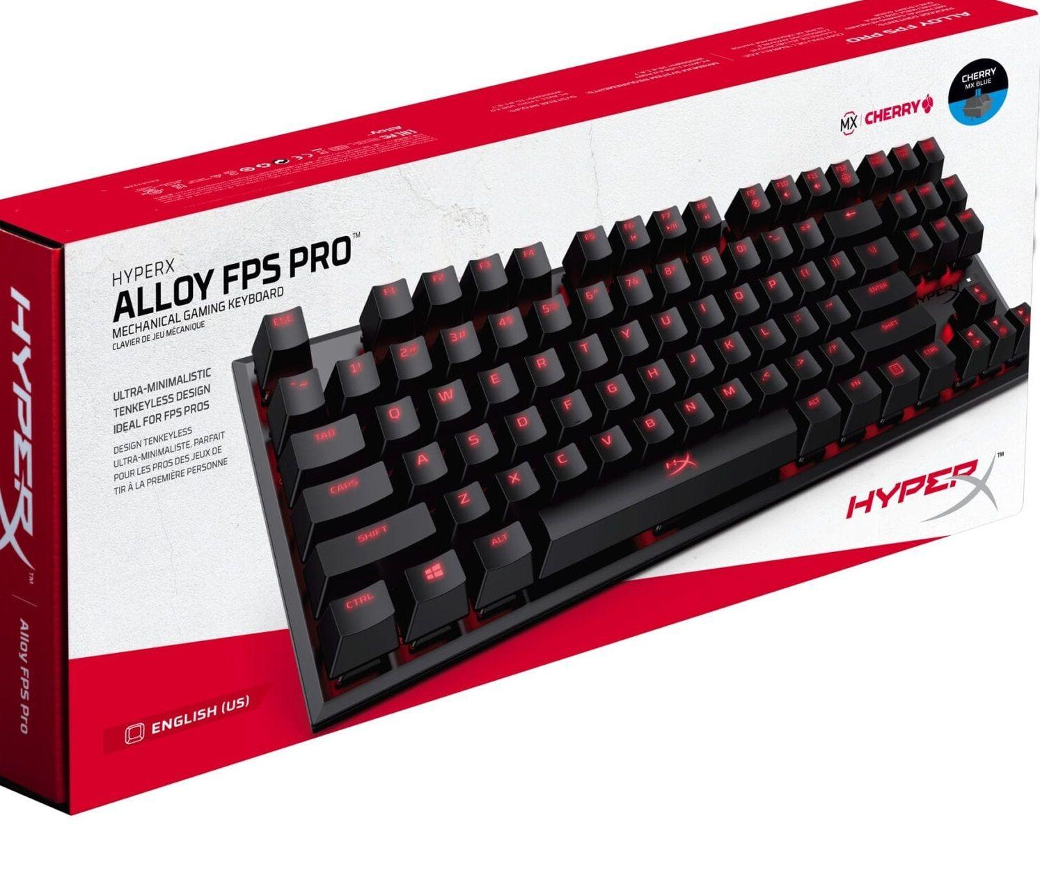 Teclado Gamer Hyper Alloy FPS Pro SW Cherry M Blue-4