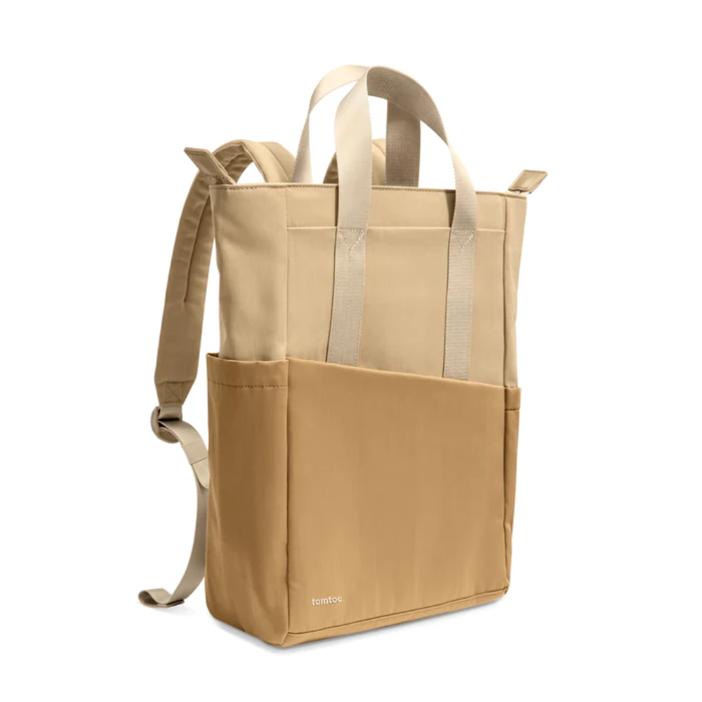 Mochila Slash Flip Khaki 12L Tomtoc de Notebook 14"-2