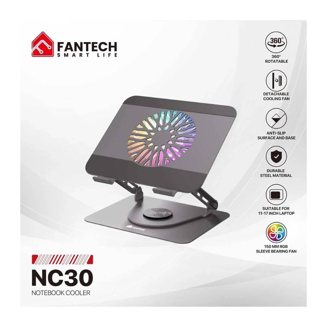 Base de Notebook Fantech NC30 RGB Grey-3