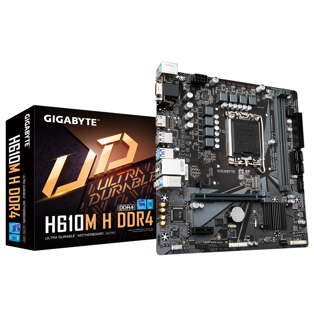 Placa Madre Gigabyte H610M-H LGA1700 INTEL-0