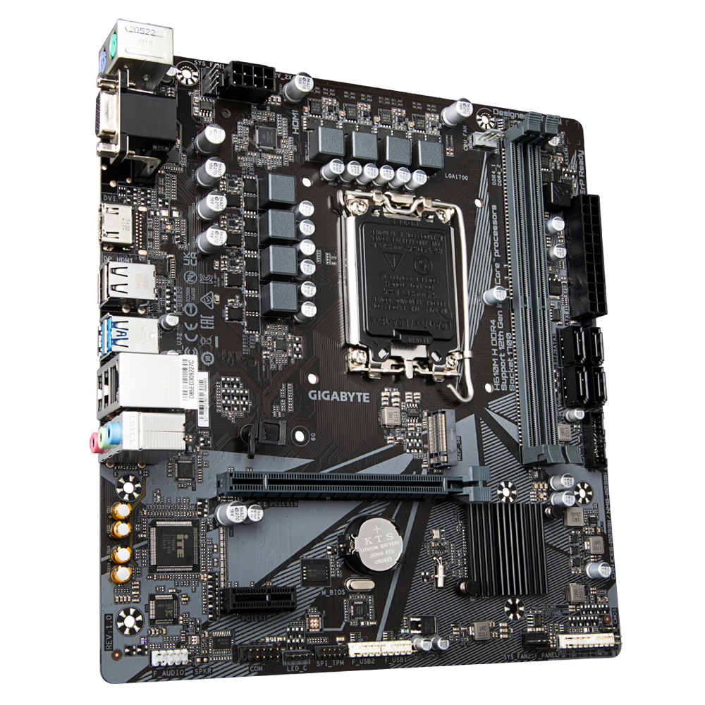 Placa Madre Gigabyte H610M-H LGA1700 INTEL-1