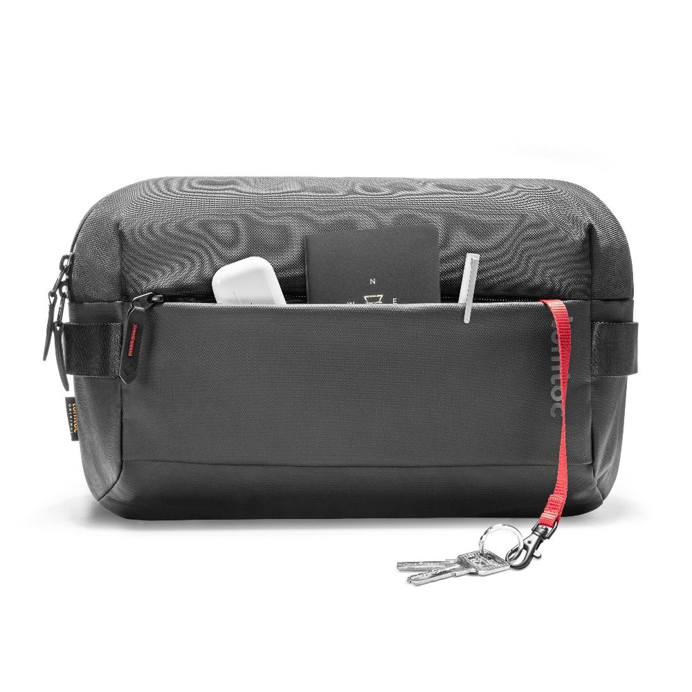 Bolso Urbano Sling Minimalista Tomtoc para iPad 11" Negro-2