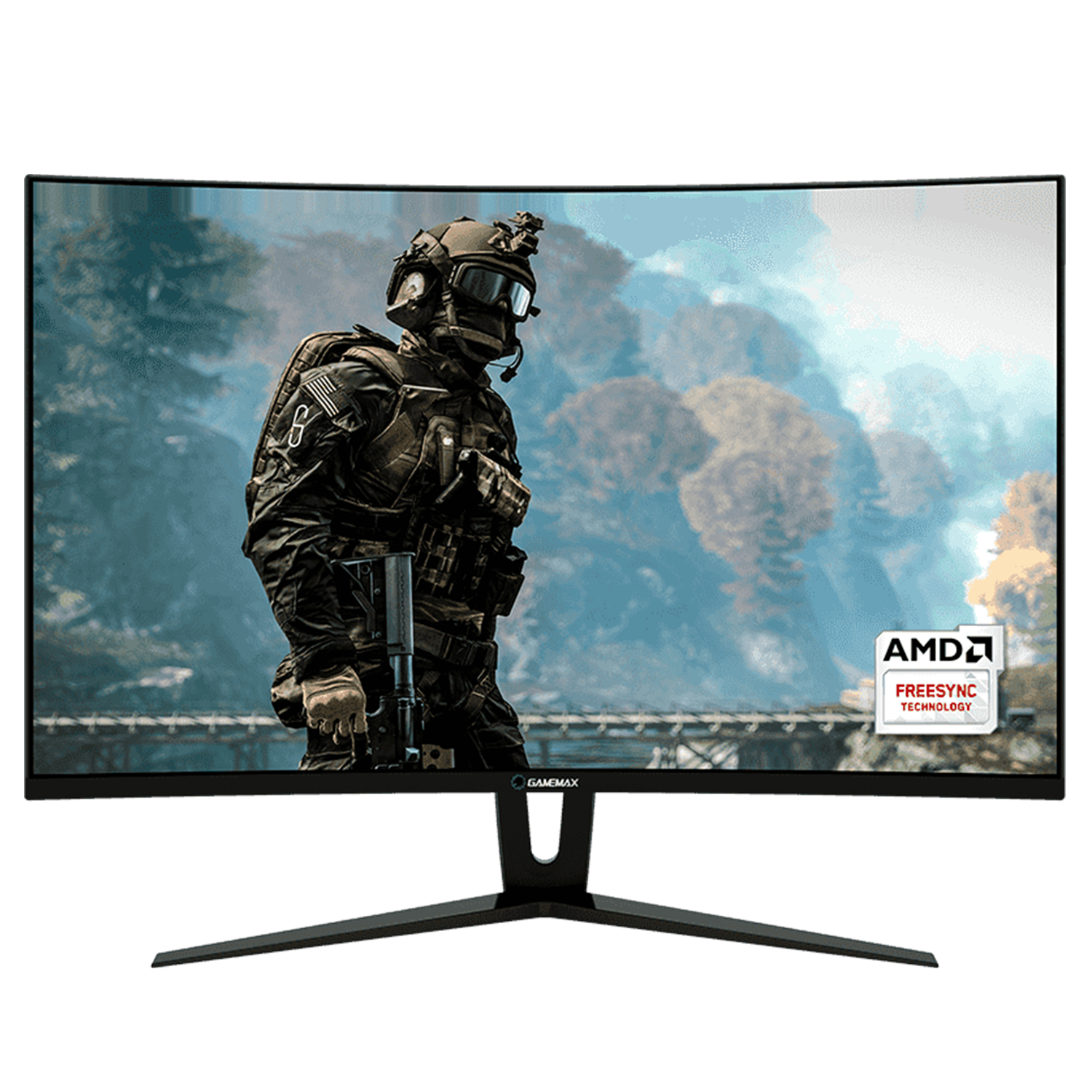 Monitor Gamer Gamemax 27" GMX27C144 Curvo Negro 144hz-1