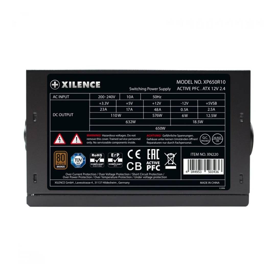Fuente de Poder Xilence by be quiet! XN220 650W 80+ Bronze-4