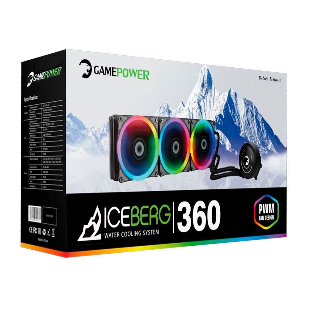 Refrigeración Liquida Gamemax Iceberg 360mm AMD INTEL-1