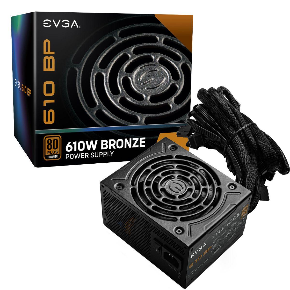 Fuente de Poder EVGA 610W BP 80+ Bronze ATX-0
