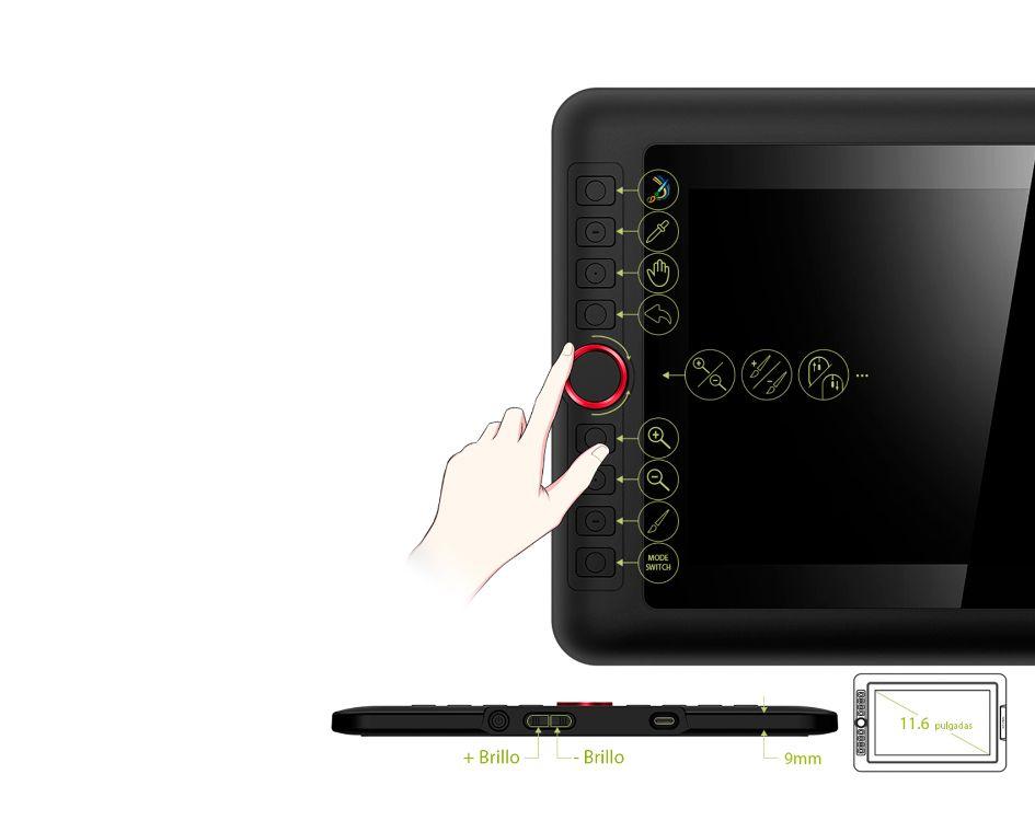 Pantalla Digitalizadora XP-Pen Artist 12 PRO EASY 12"-6