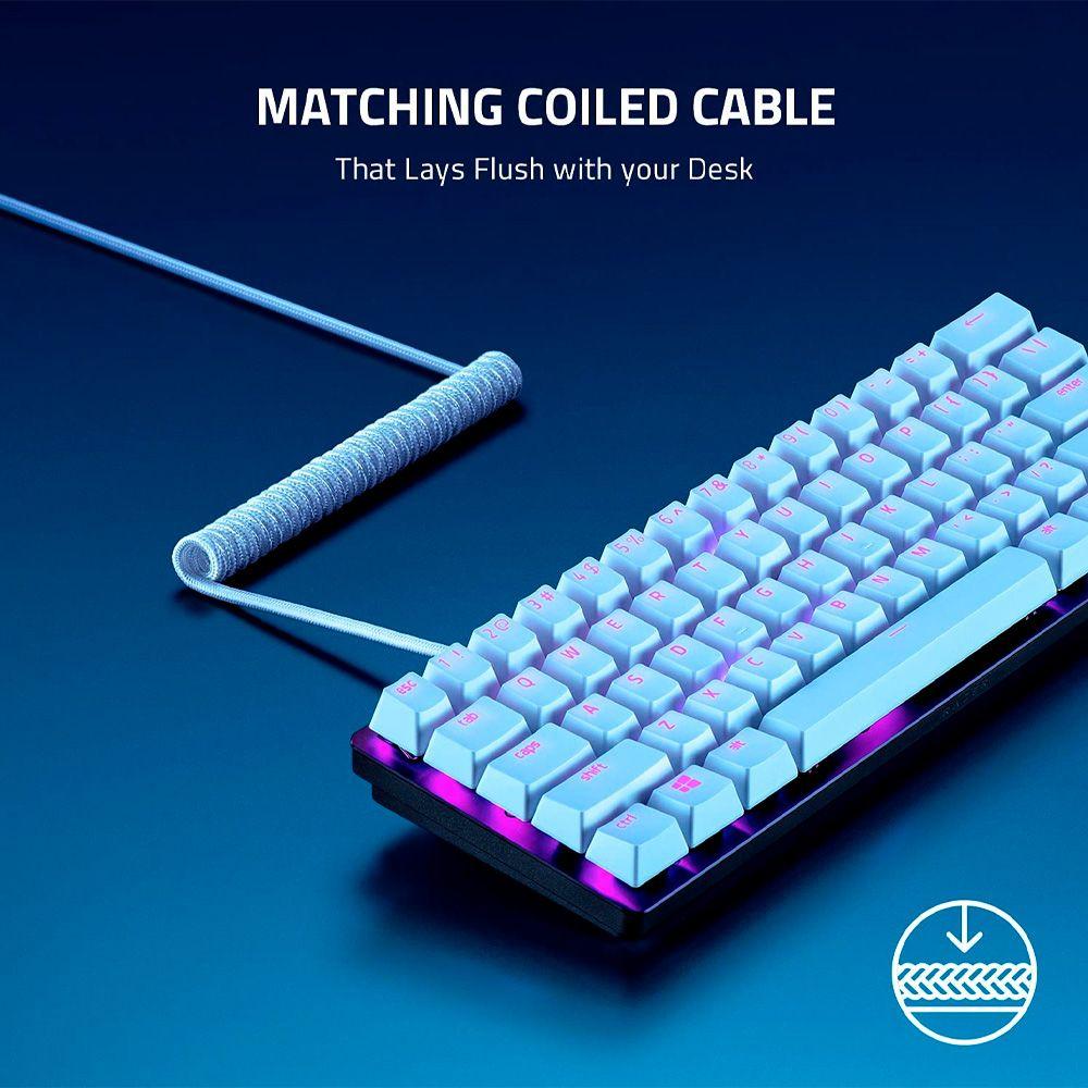 Kit Razer de Teclas PBT + Cable Coiled Quartz-3