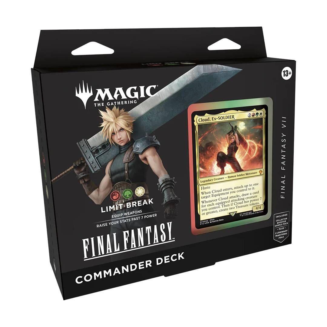 Pack X4 MTG: Final Fantasy: Commander Deck, Ingles-1