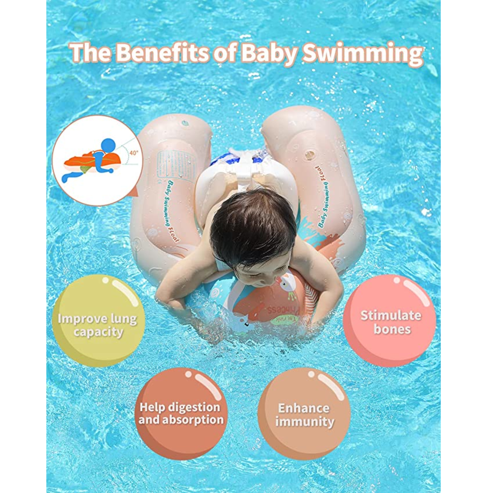 Flotador Rosado Talla S De Natación Para Bebé Inflable-2