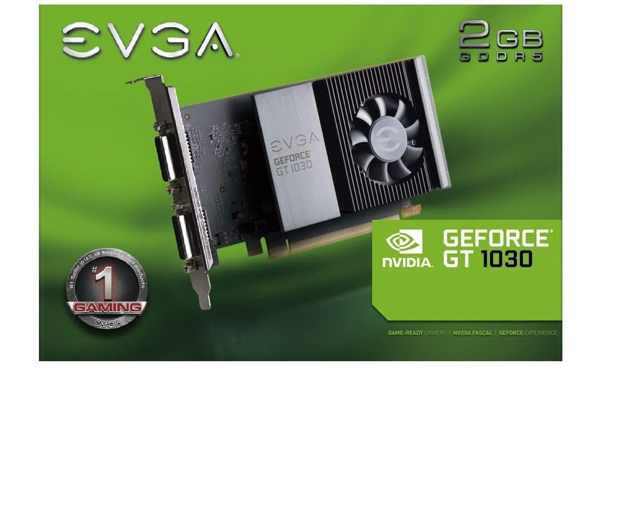 Tarjeta de Video EVGA GeForce GT 1030 SC 2GB GDDR5 DVI-7