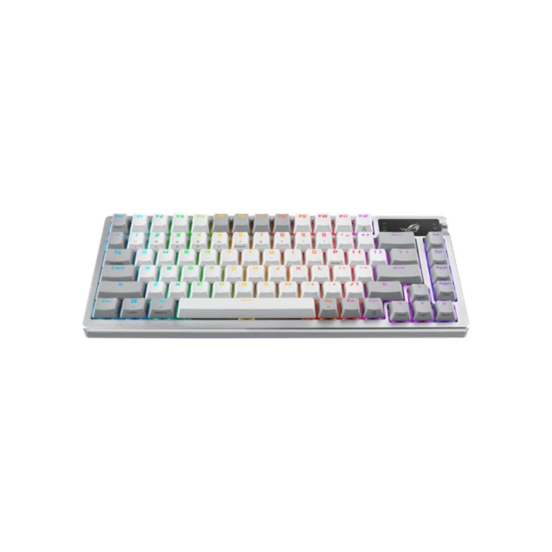 Teclado Gamer Mecánico ASUS ROG Azoth, Inalámbrico, Blanco-2