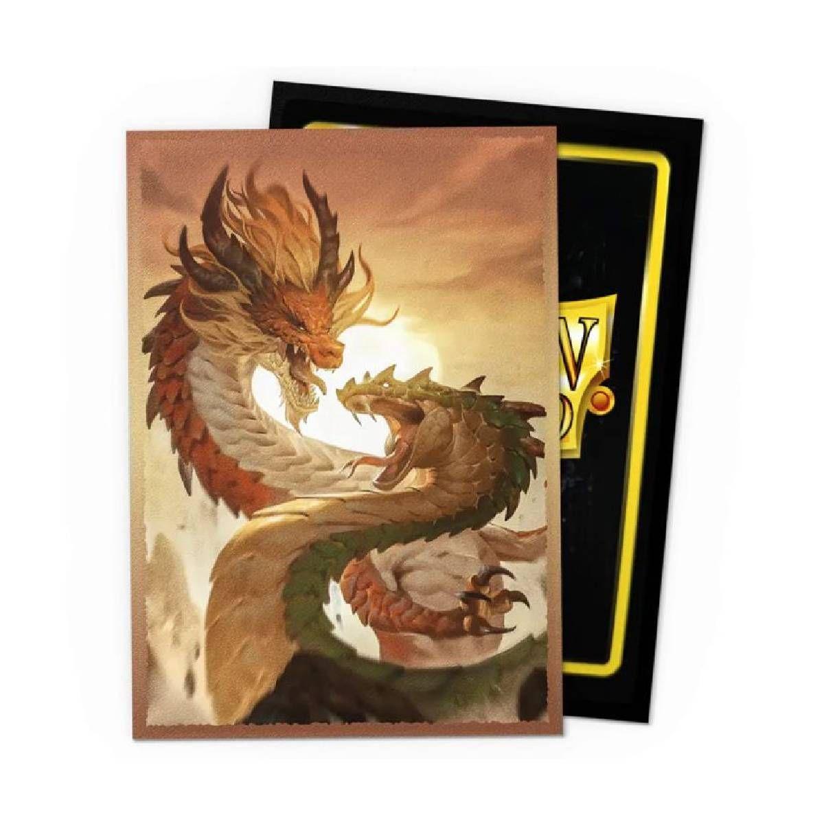 Protectores Dragon Shield: Japanese DUAL Matte Wood Snake 60-0