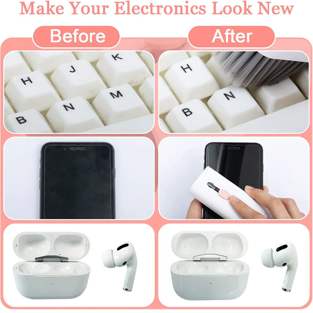 Kit 7 en 1 Cepillo Limpiador para Teclados y Accesorios Azul-3
