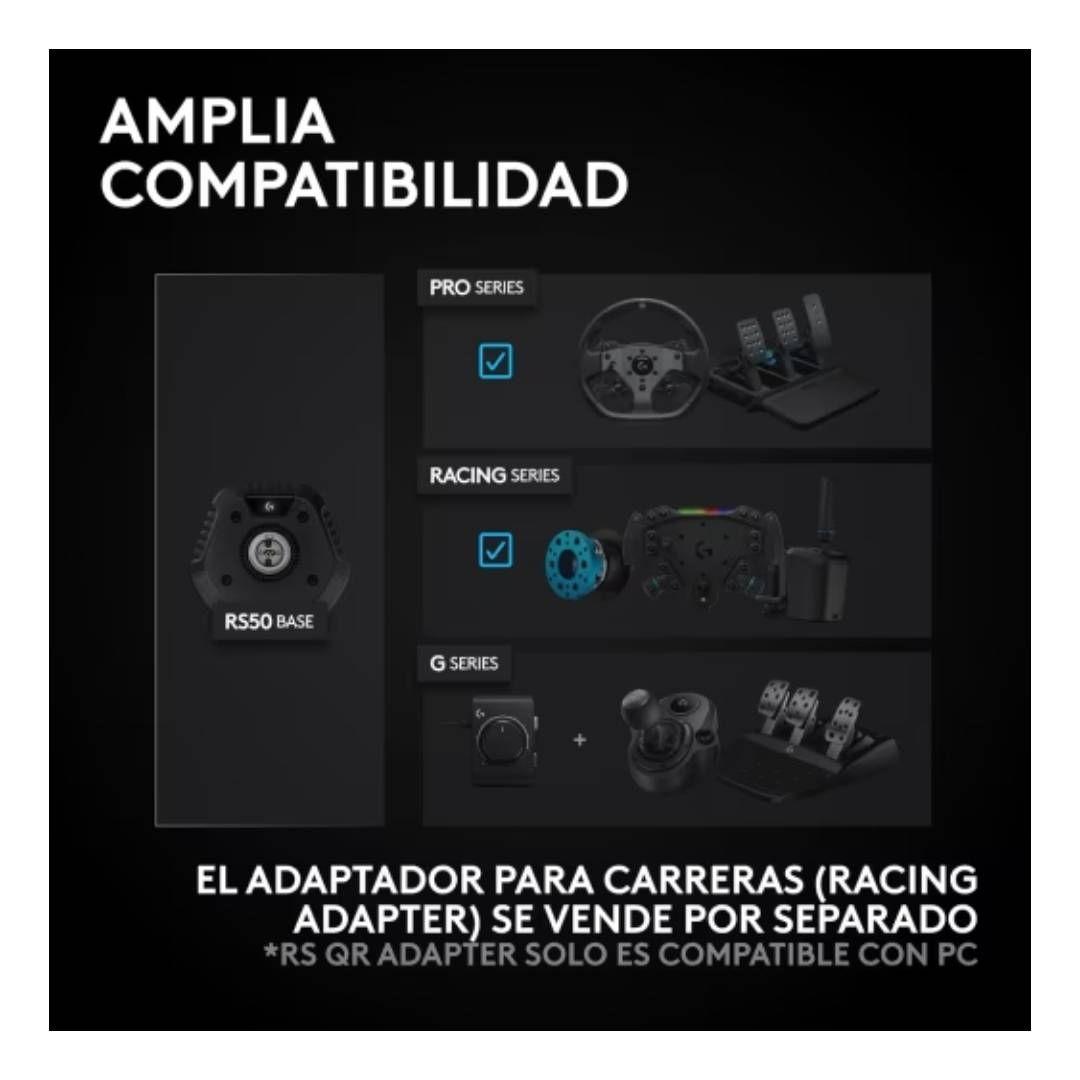 Volante de Carreras Logitech G RS50 System PS4/PS5/PC-5