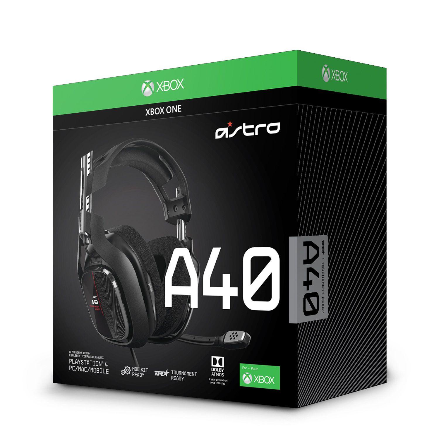 Audifonos Astro A40 TR + MixAmp Pro TR - Black Xbox PC-0