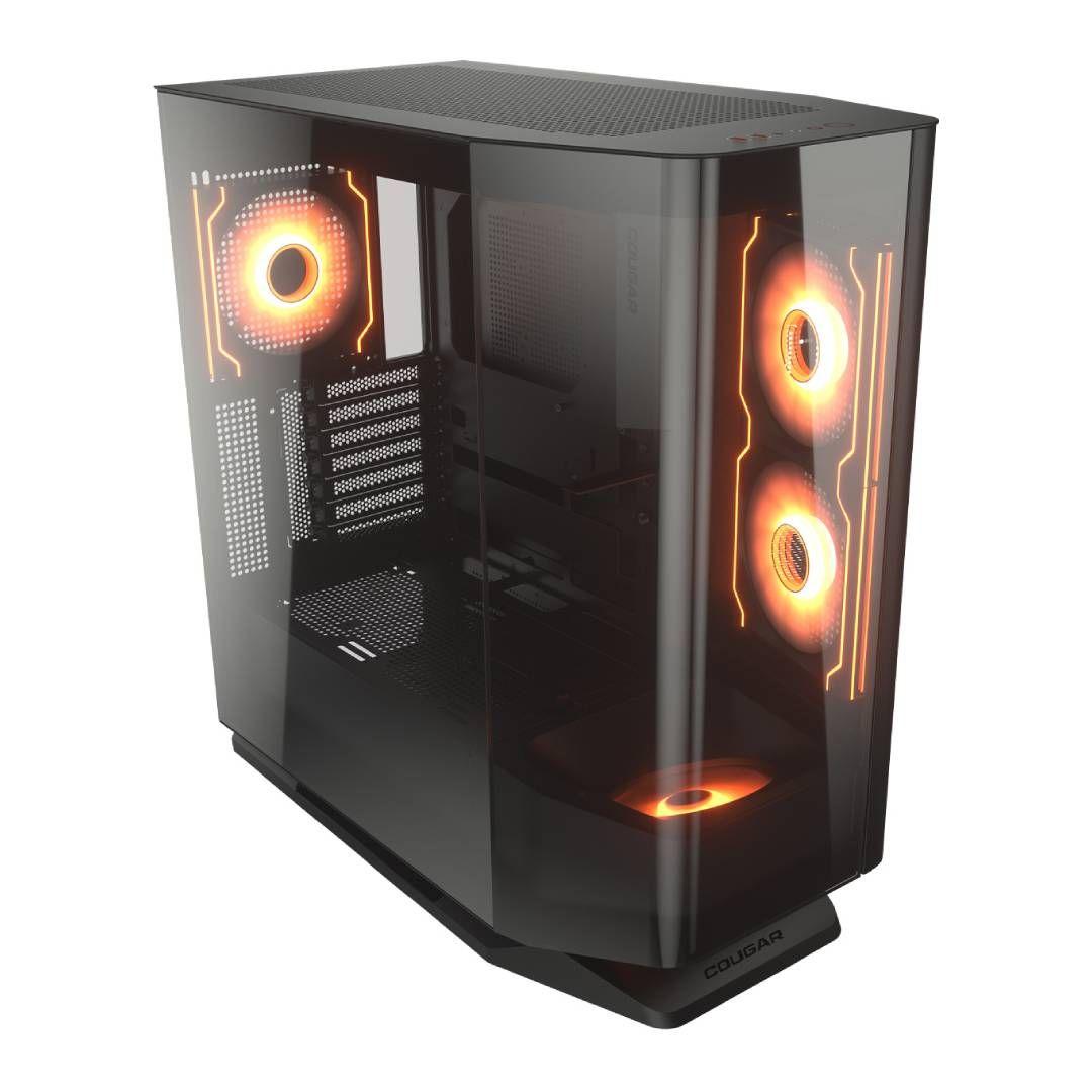 Gabinete Cougar FV270 RGB Negro (2 front, 1 back fans)-1