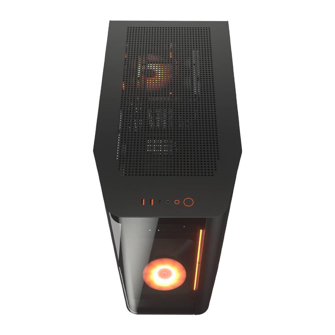 Gabinete Cougar FV270 RGB Negro (2 front, 1 back fans)-2