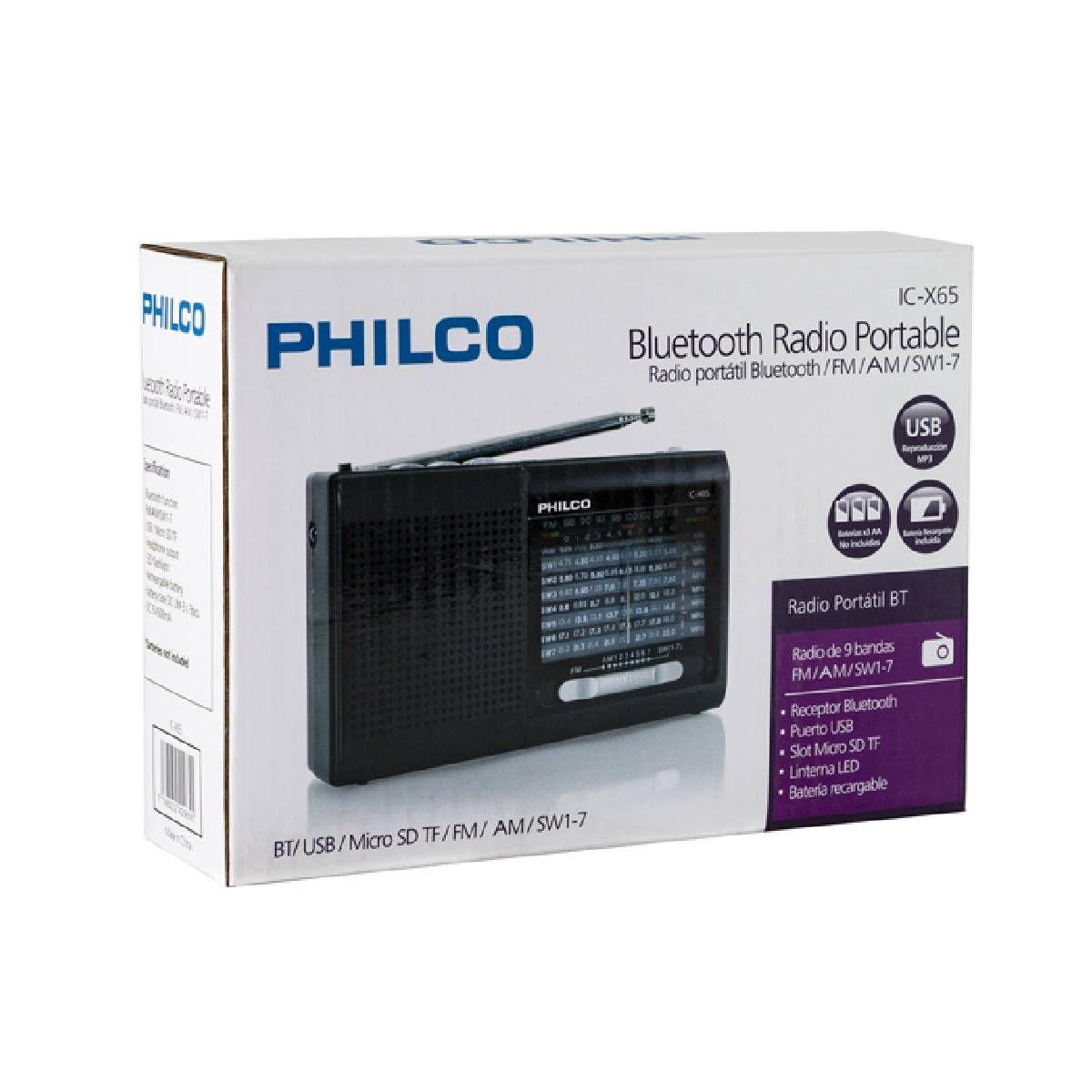 RADIO MULTIBANDA ICX65 PHILCO-3