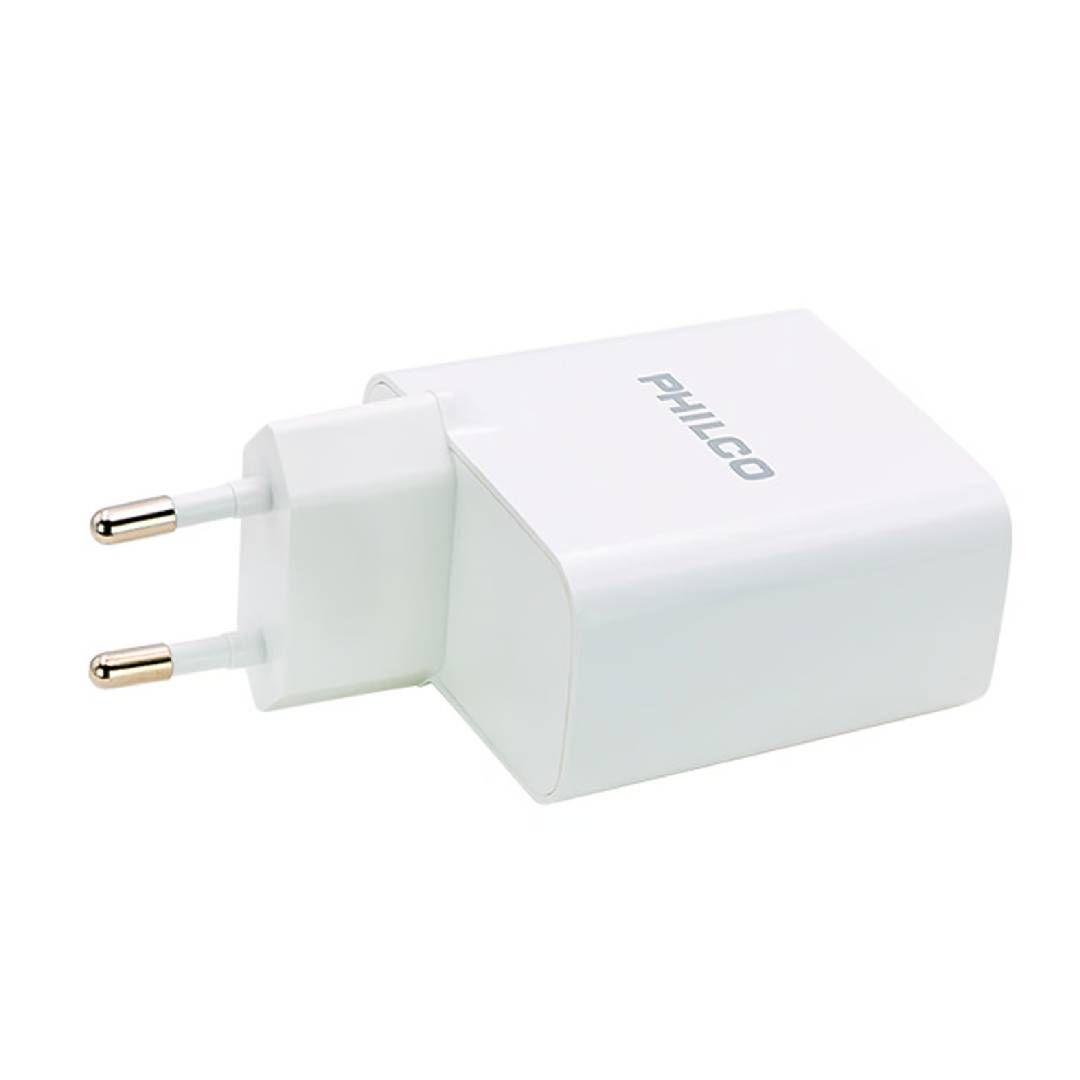 Cargador Super Rapido Philco Usb 3.0 65W QC665-3
