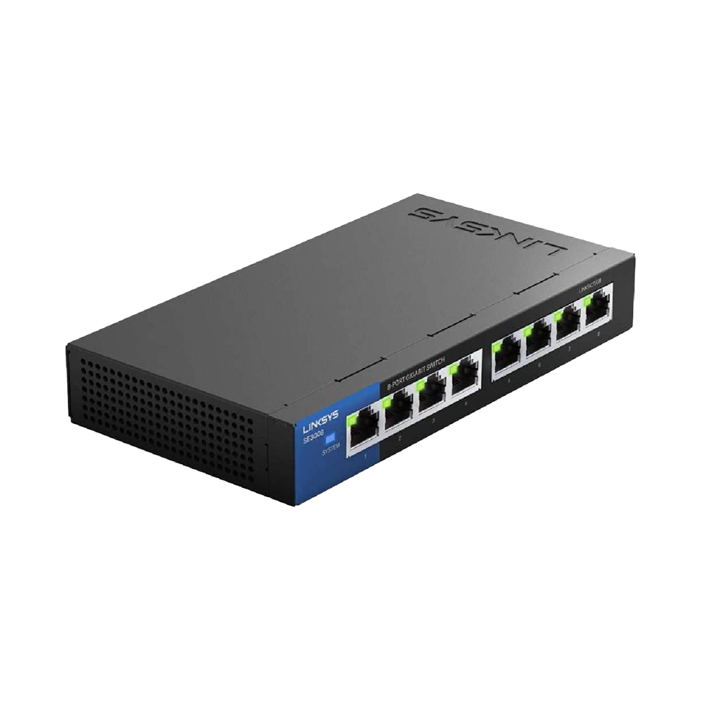 Switch 8 puertos Gigabit Linksys SE3008-1