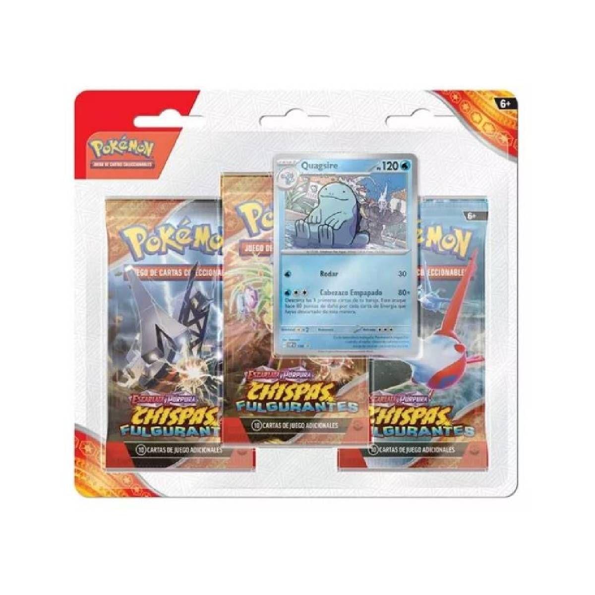 Pokemon TCG: E&P SV08 Surging Sparks 3 sobres ESPAÑOL-0