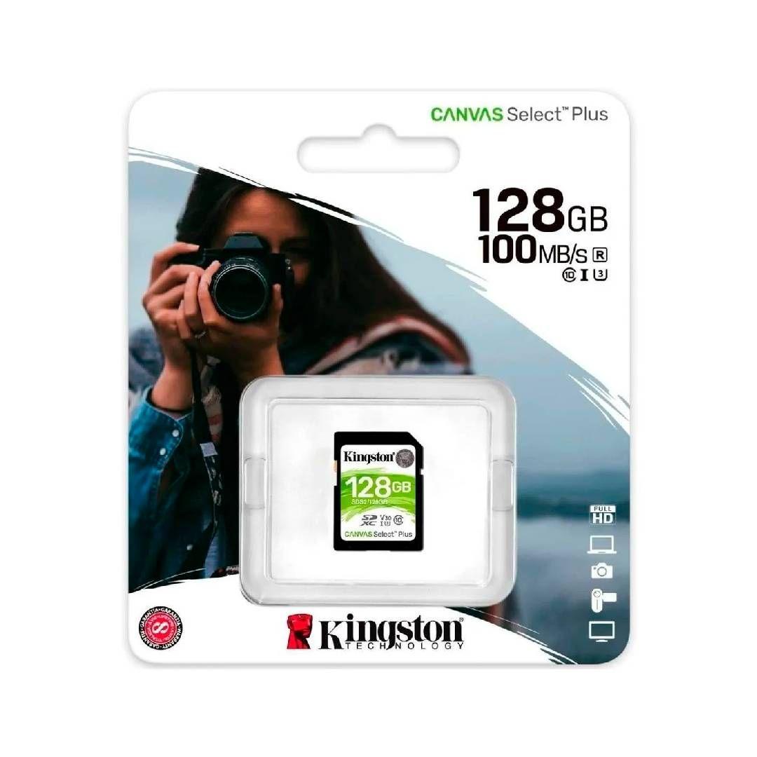 Tarjeta de Memoria SD Kingston Canvas Select 128GB 100MB/s-0