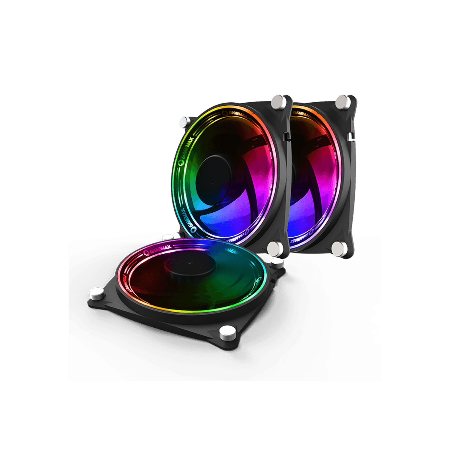 Pack Ventiladores Gamemax RB300 120mm ARGB-0