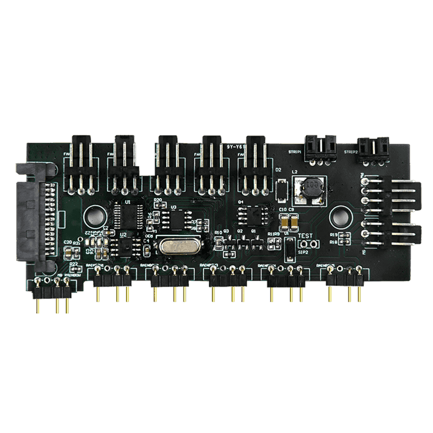 Fan Hub Gamemax p/ Ventiladores con PWM + ARGB V3.0-4