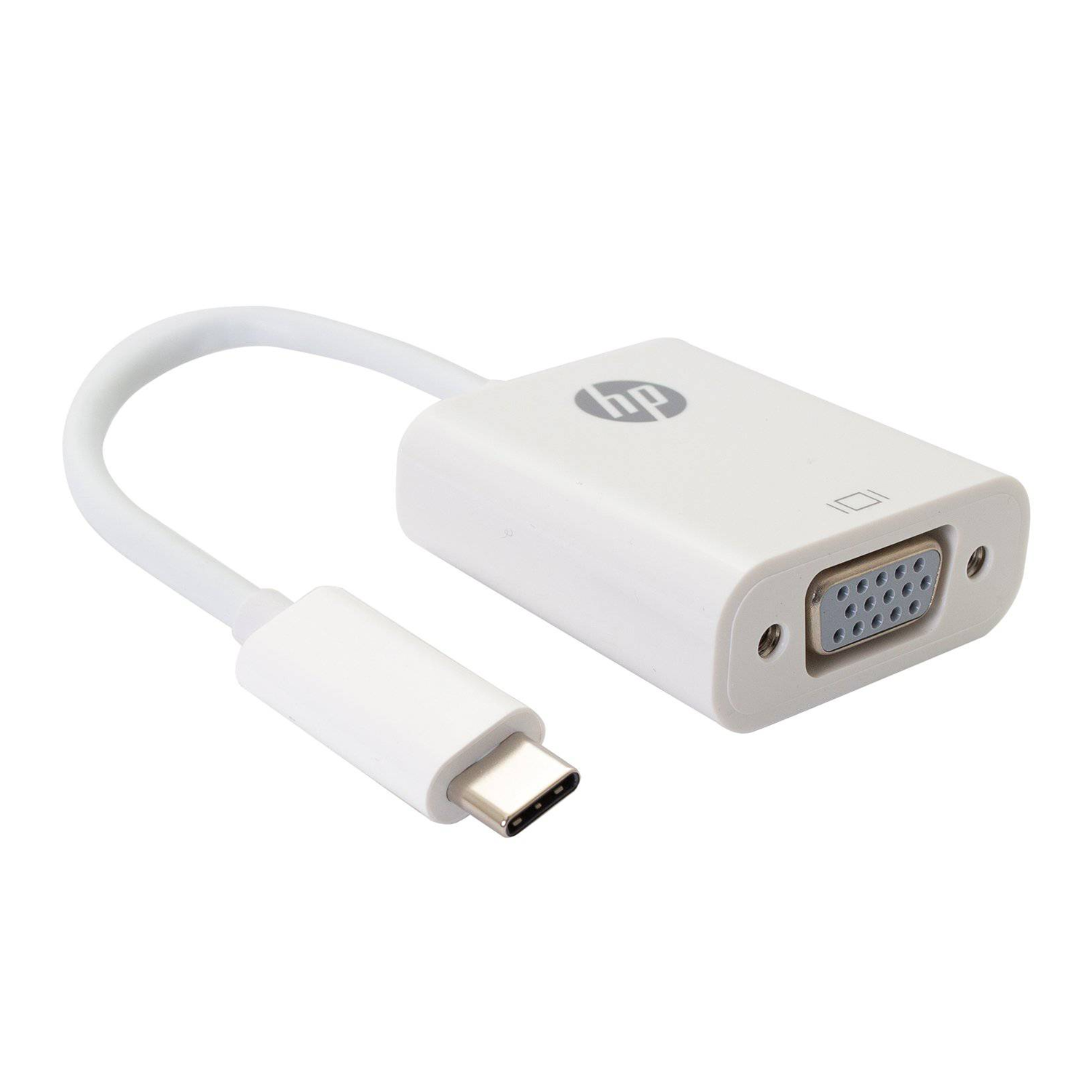 Cable Adaptador HP USB-C a VGA Blanco-0