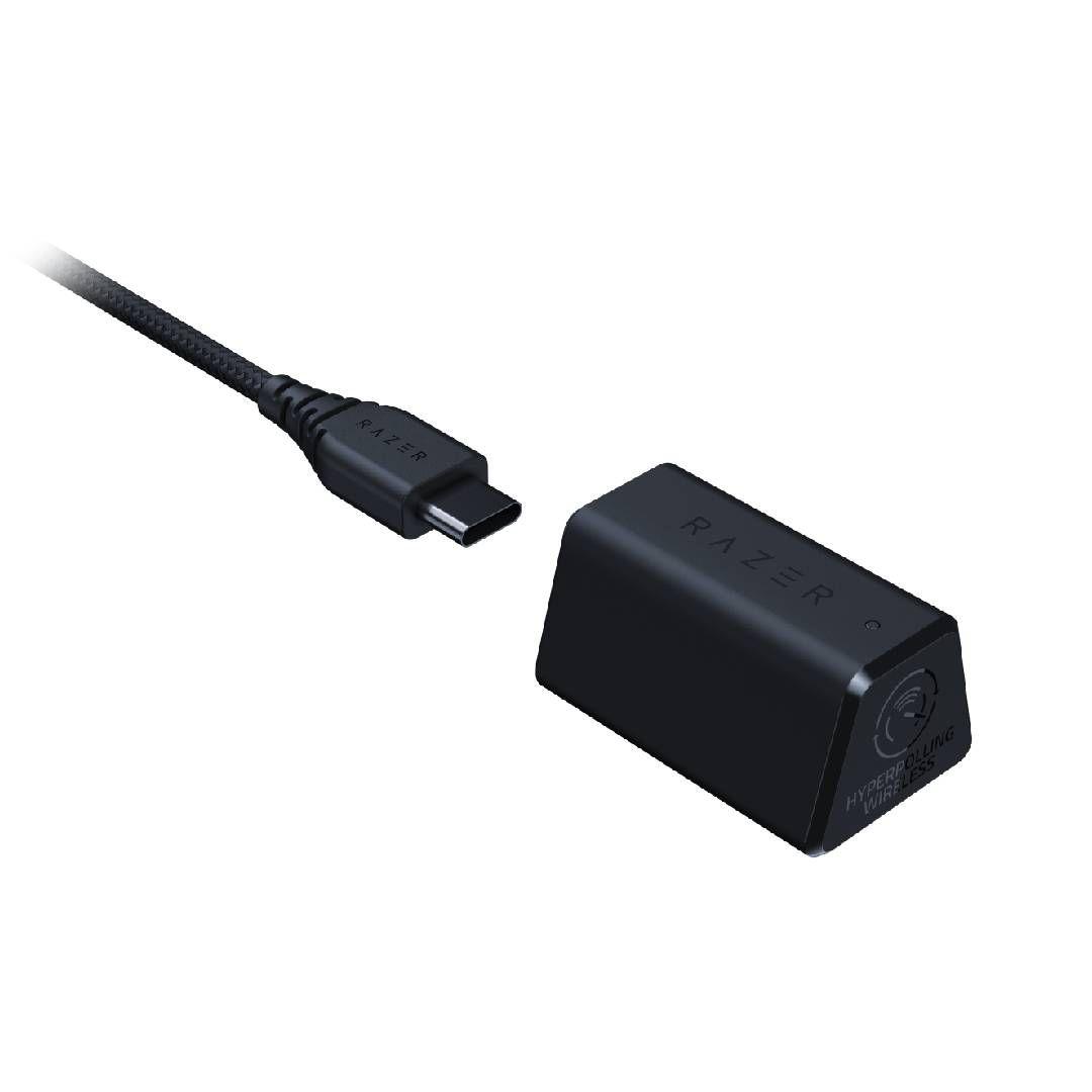 Mouse Razer Deathadder V3 Pro + Adaptador HyperPolling-2