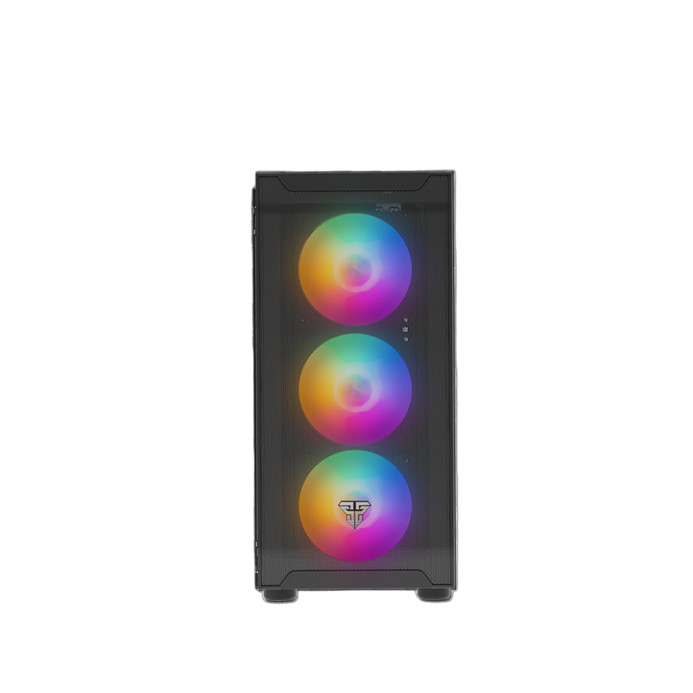 Gabinete Gamer Fantech Aero Cg80 Negro 4 Fan Rgb Incluidos-1