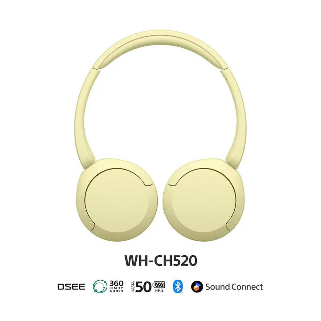 Audífonos Inalámbricos Sony WH-CH520 Amarillo-2