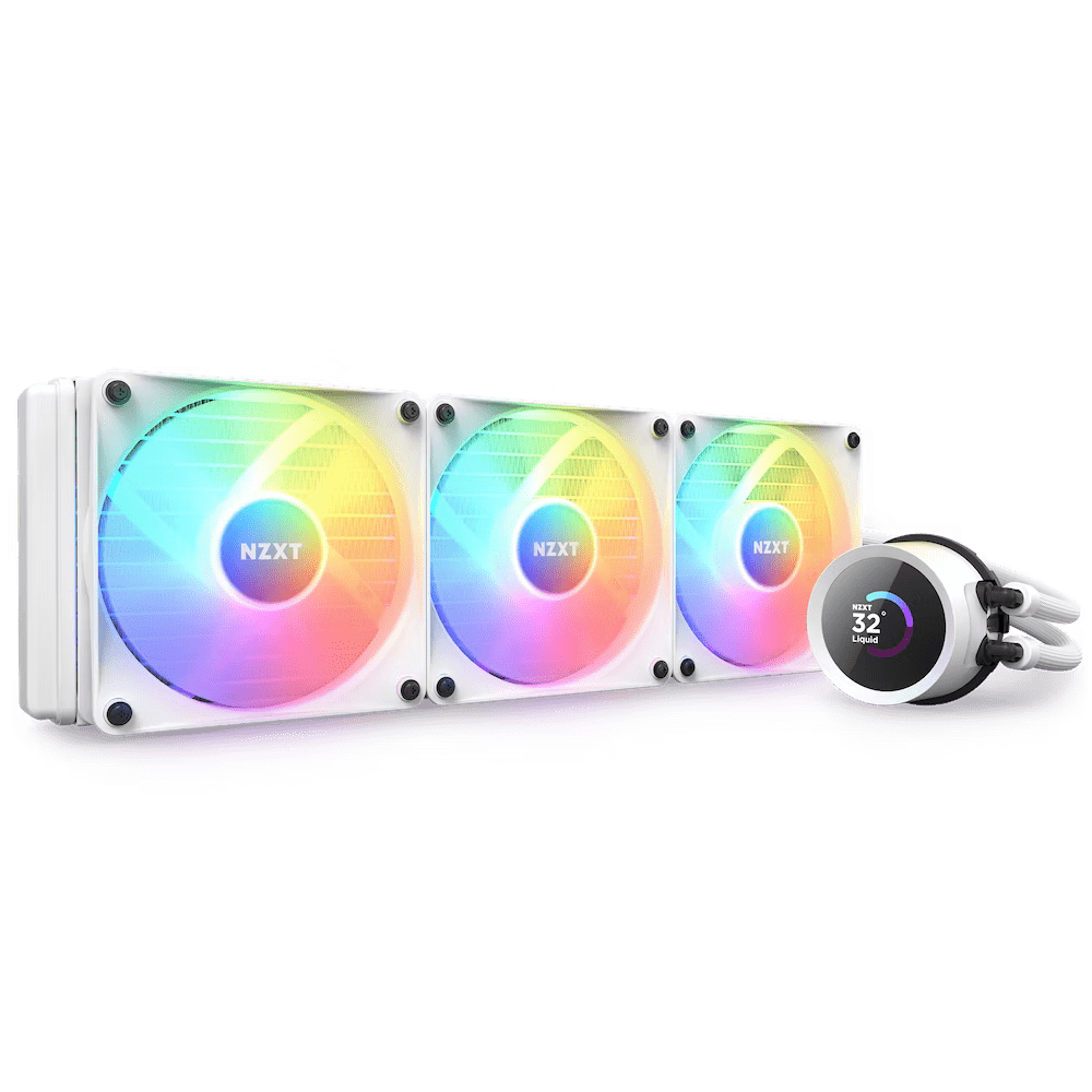 Refrigeración Liquida AIO NZXT Kraken RGB 360mm Blanco-0