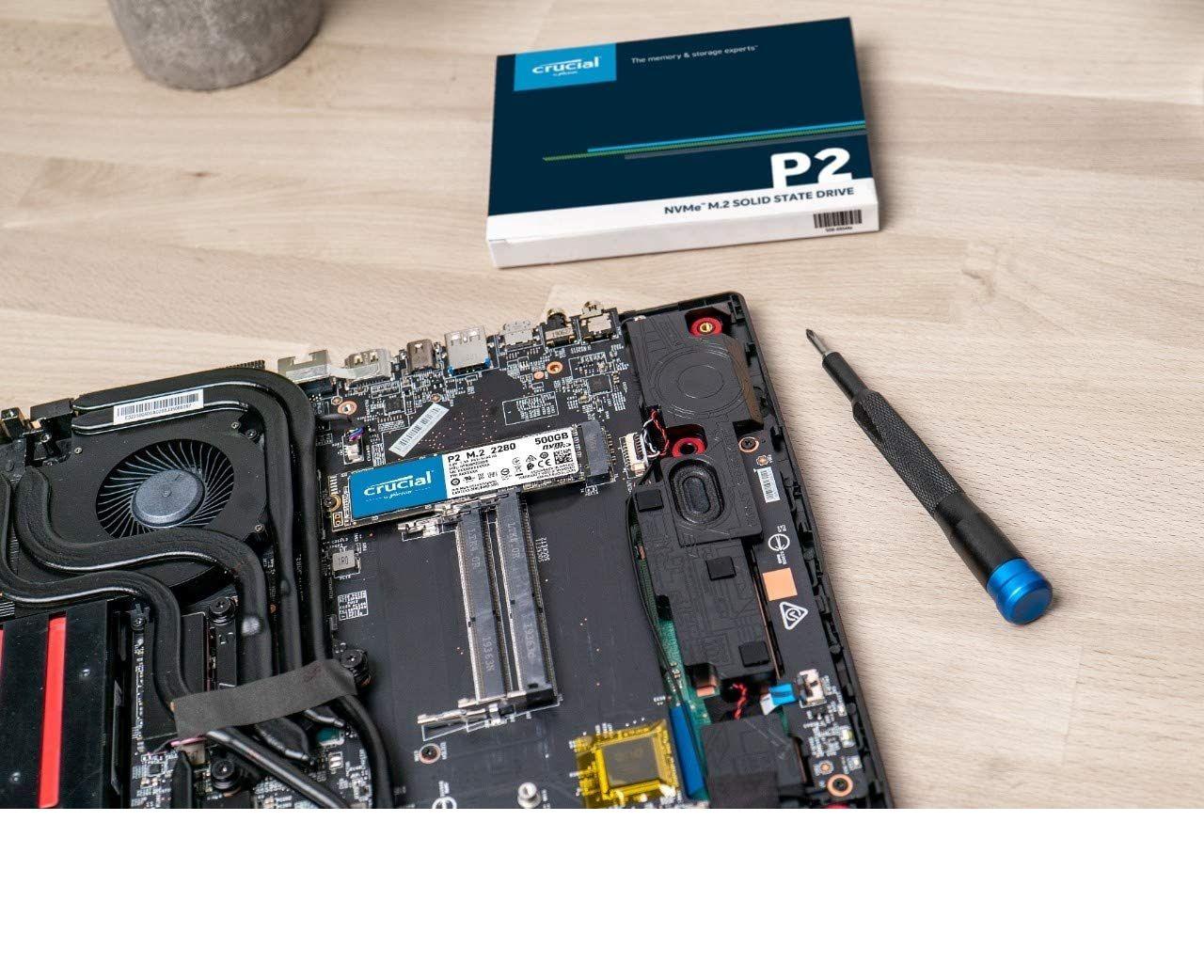 Disco Duro Solido Crucial P2 NVMe M.2 500GB-3