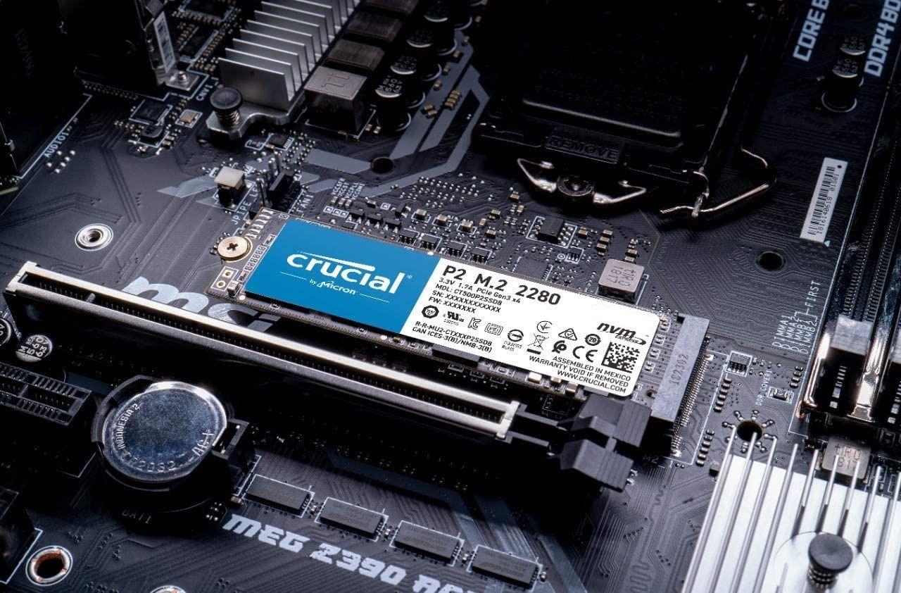Disco Duro Solido Crucial P2 NVMe M.2 500GB-4
