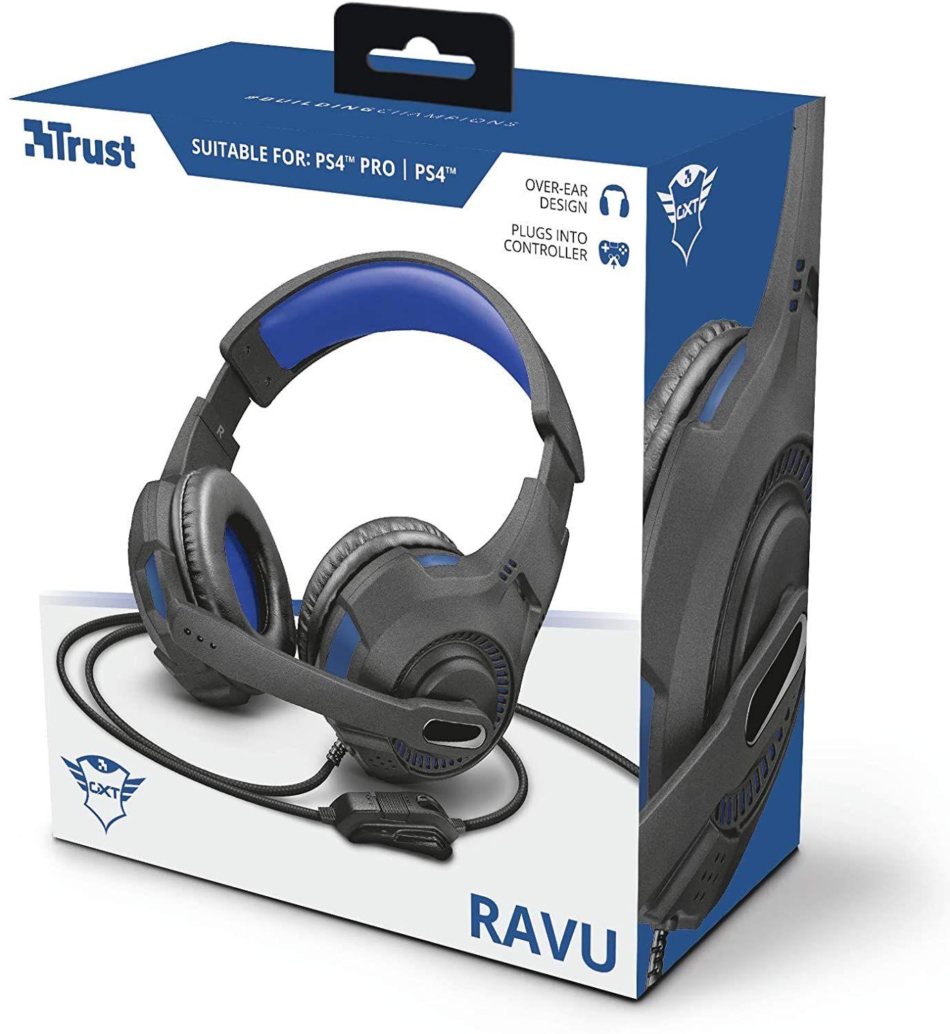 Audifonos Gamer Trust GXT 307 Ravu Azul 3.5mm-6