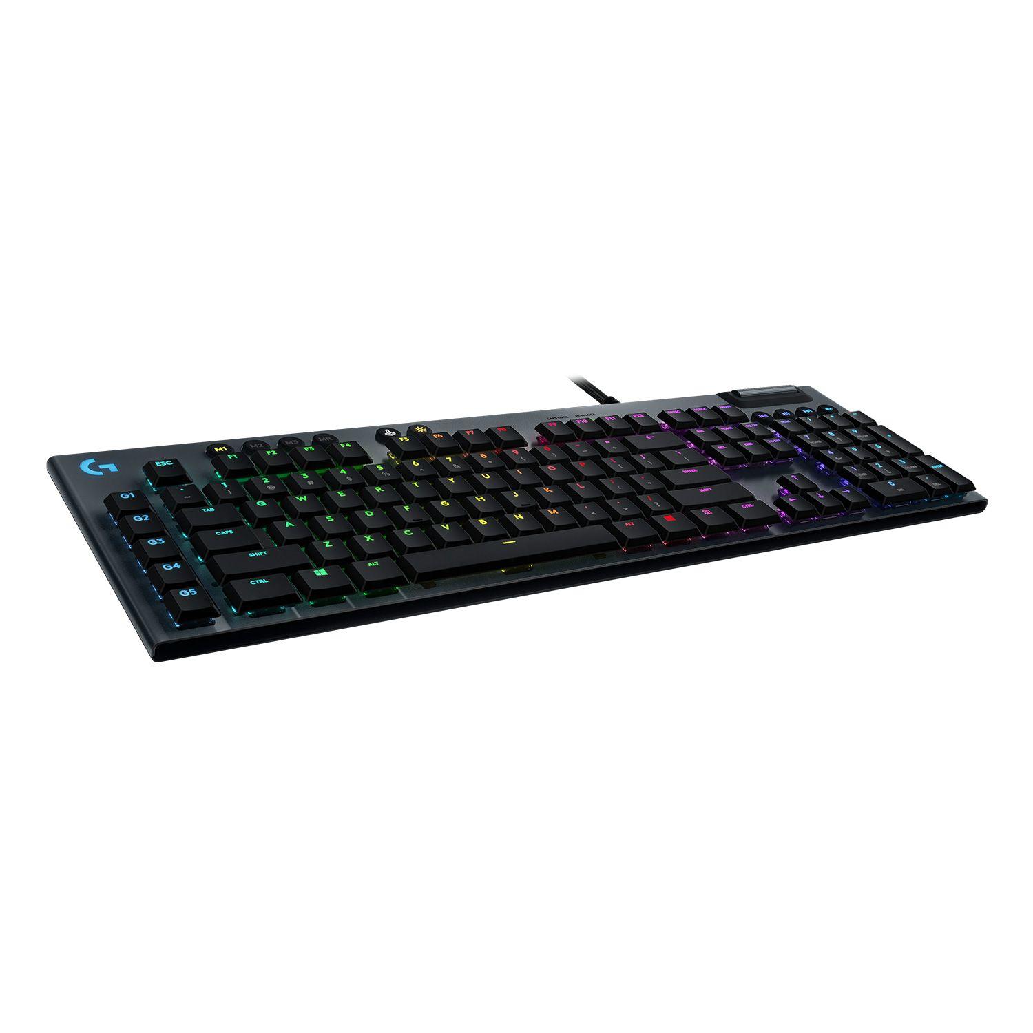 Teclado gamer Logitech G815 QWERTY GL Tactile inglés US-0